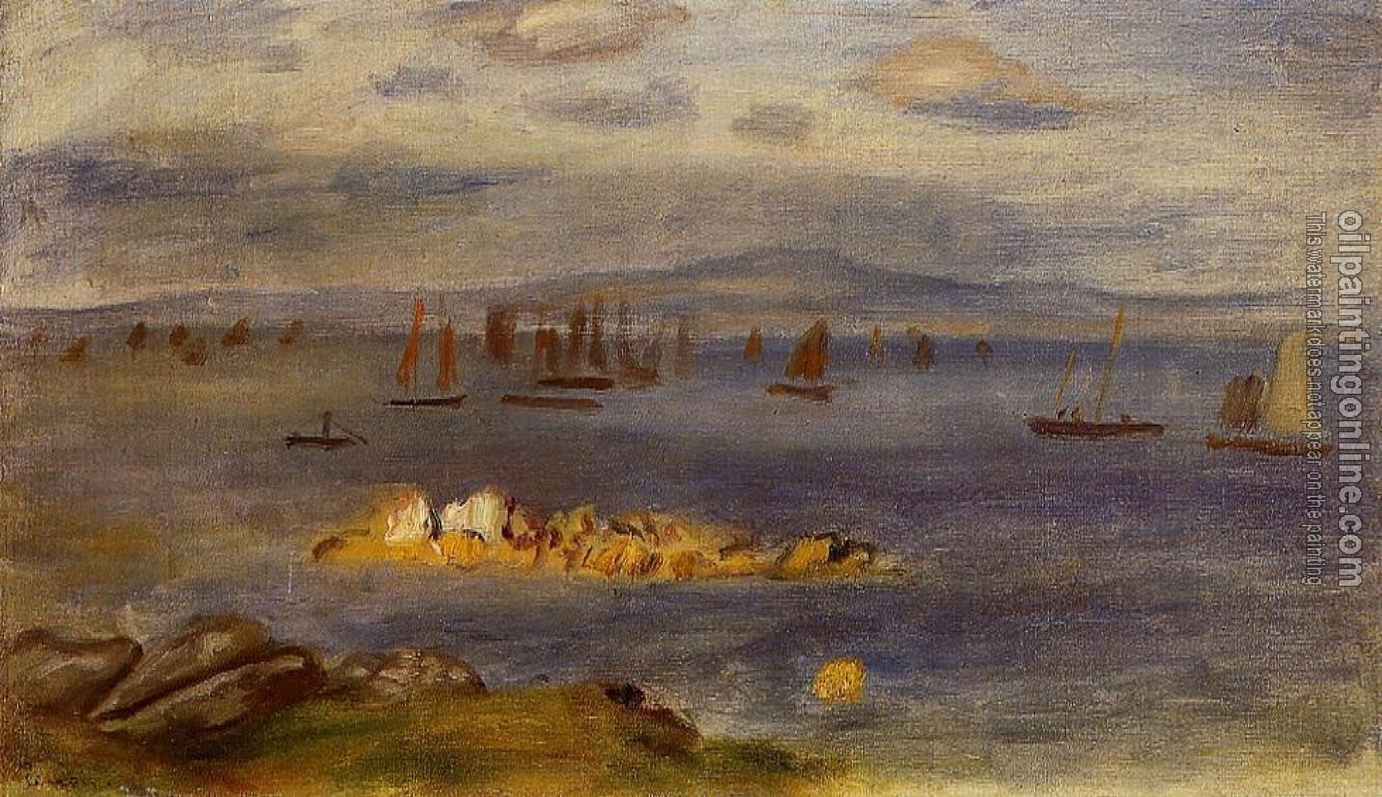 Renoir, Pierre Auguste - The Coast of Brittany, Fishing Boats